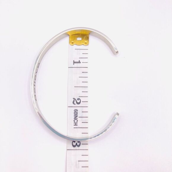 Minimalist Morse code believe message cuff bracelet - Picture 4 of 4